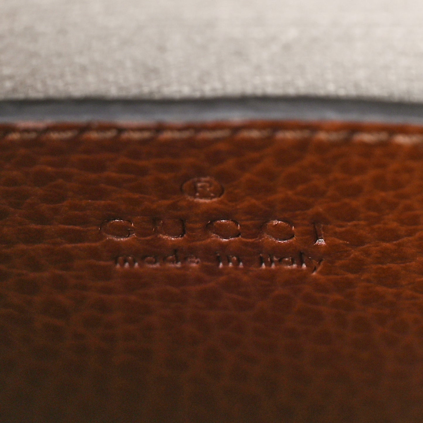 New Denim GG Monogram Dollar Calfskin Mini Retro Interlocking G Tote Bag Blue Tea Cuir Epilog