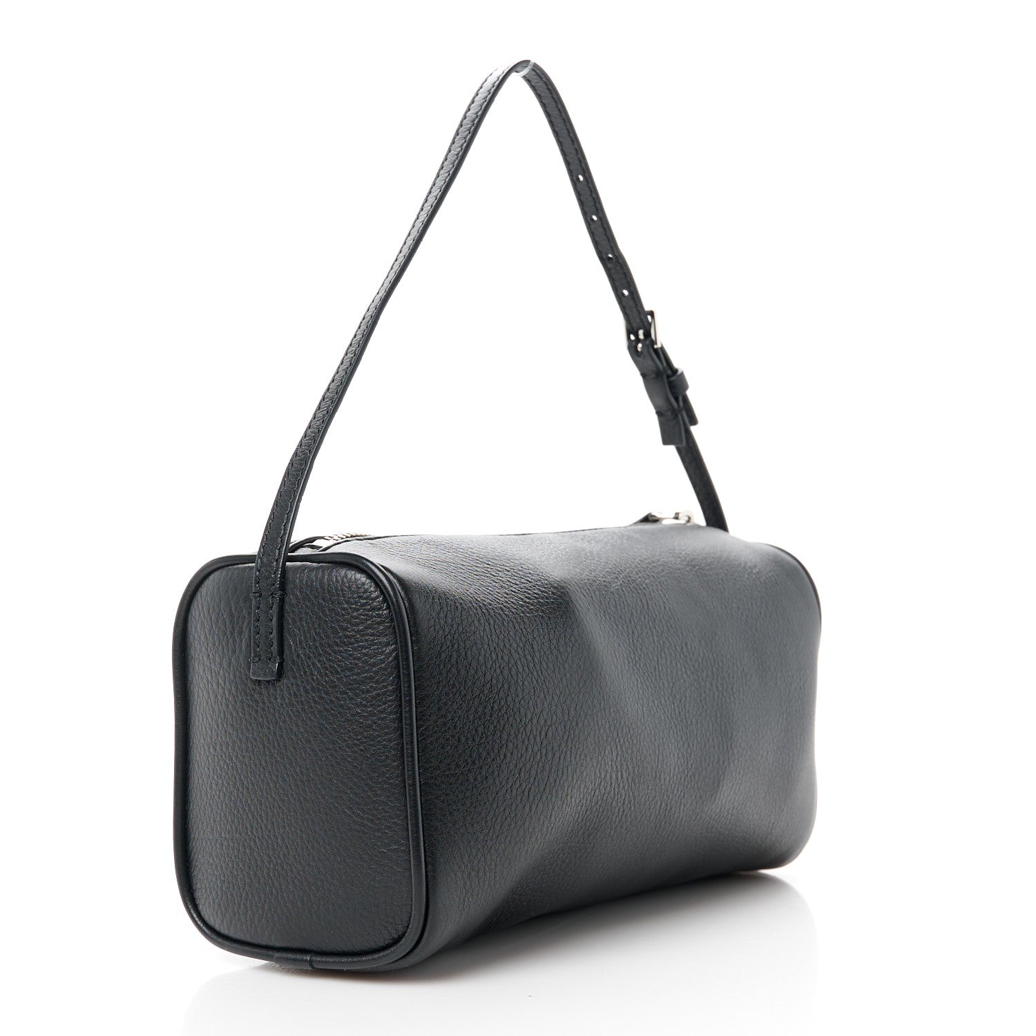 The Row Grained Calfskin 90's Bag Black 3 of 9