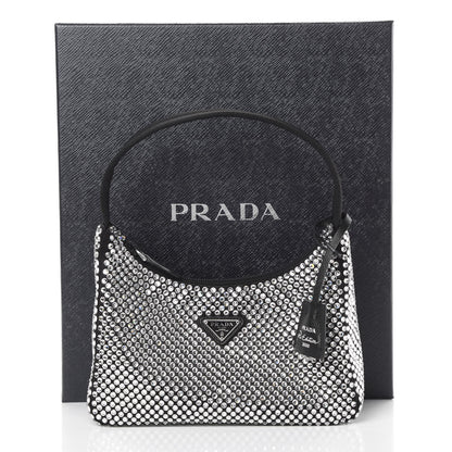 Prada Satin Crystal Mini Re-Edition 2000 Bag Cristal 11 of 11