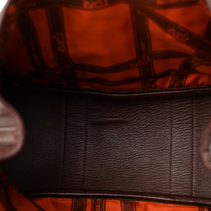 Hermes Swift Bolduc Twilly Garden Party TPM Chocolate 15 of 15