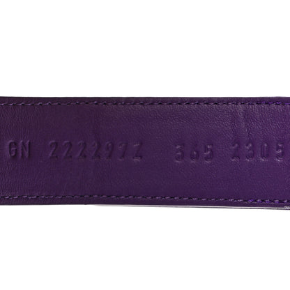 Hermes Suede Goatskin Womens Chypre Sandals 36.5 Marine Violet Majorette 8 of 9
