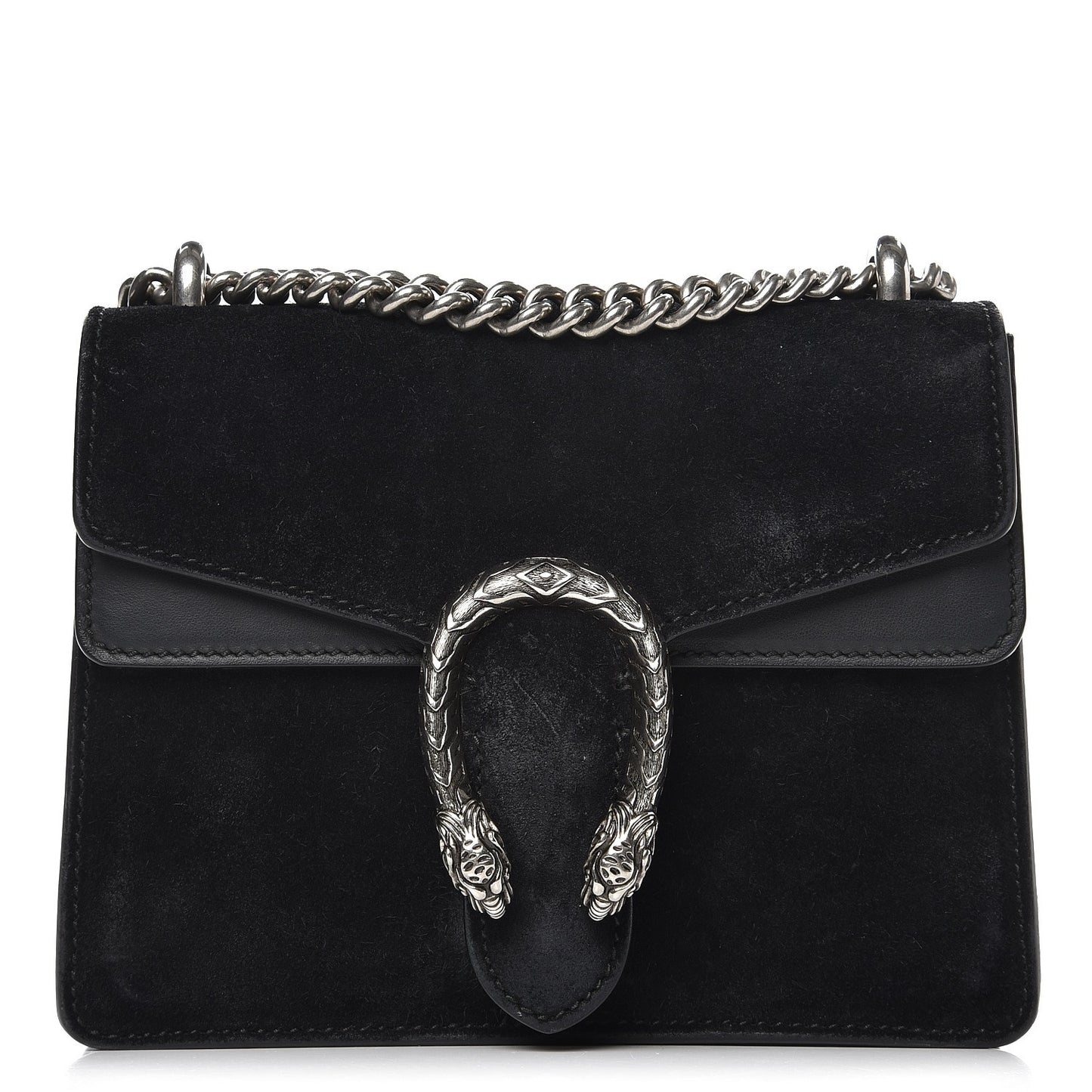 Suede Mini Dionysus Shoulder Bag Black