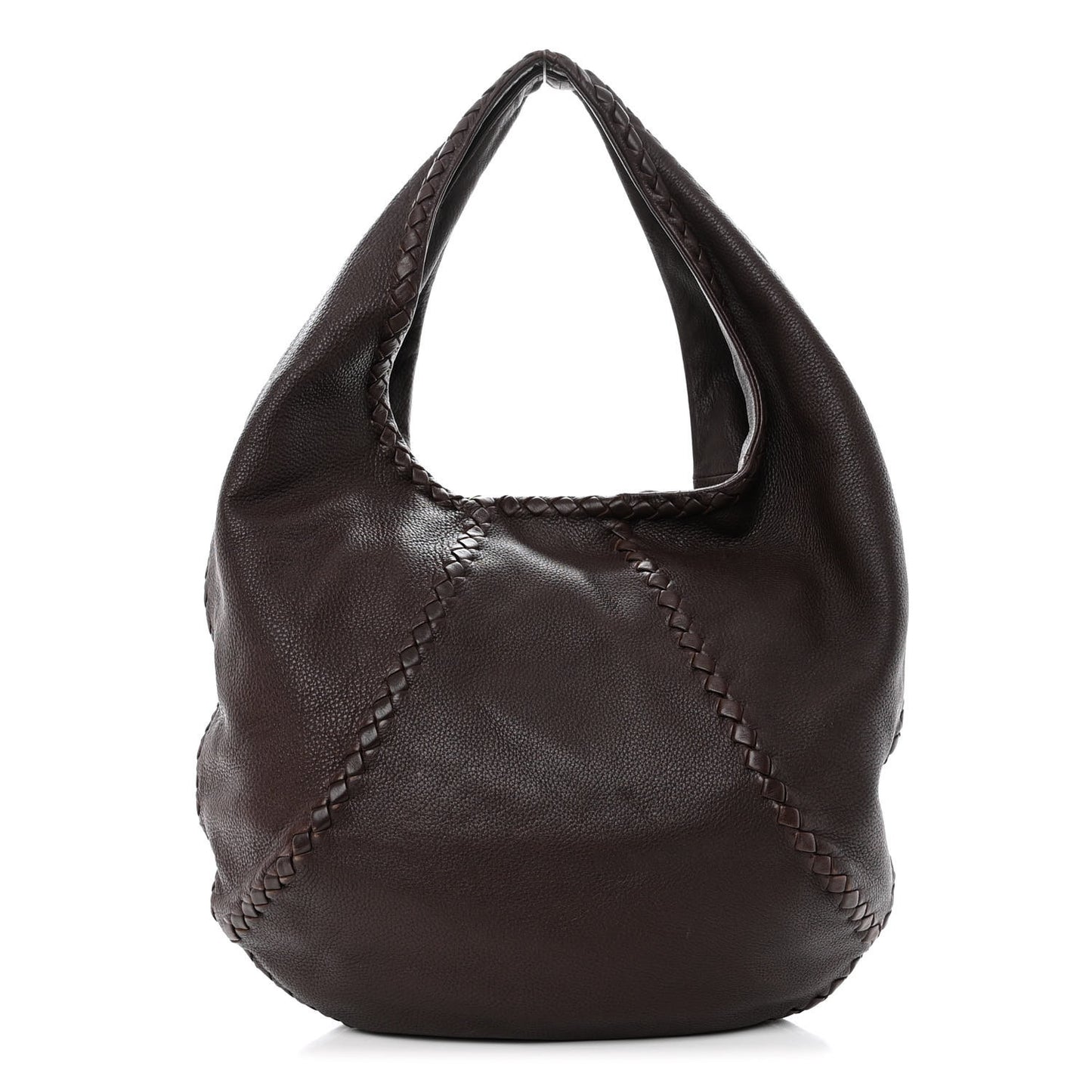 Cervo Deerskin Large Hobo Ebano