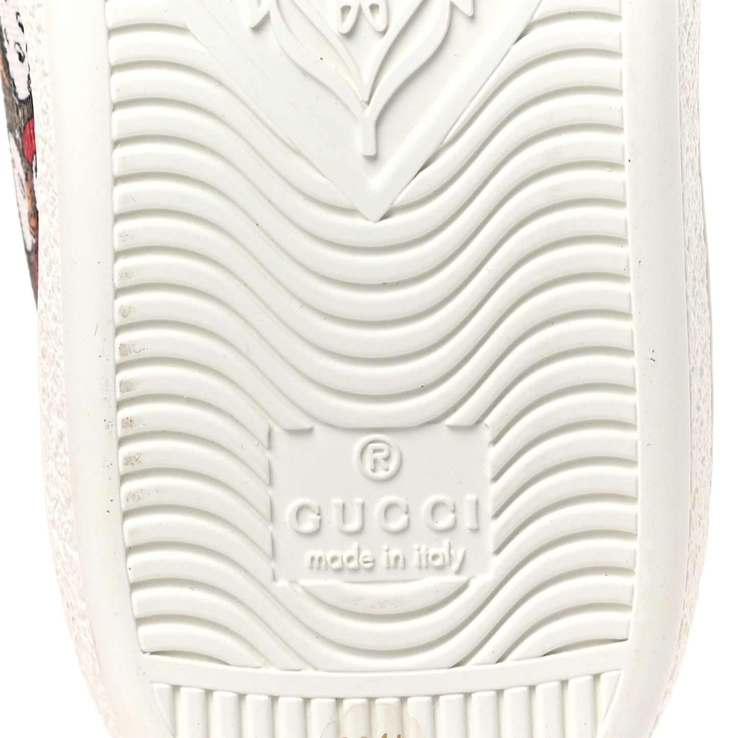 X DISNEY GG Supreme Monogram Web Donald Duck Womens Ace Sneakers 36.5 Beige New 36.5 Acero Orange