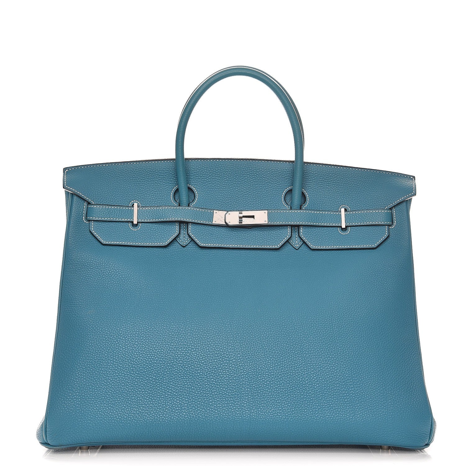 Hermes Togo Birkin 40 Blue Jean 1 of 37
