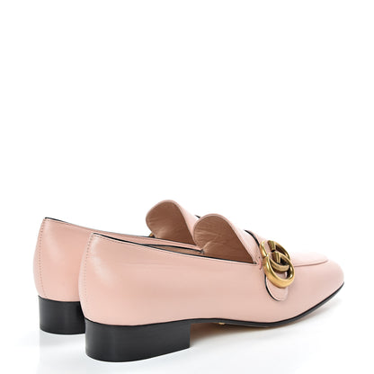 Gucci Malaga Kid Womens GG Marmont Loafers 36 Perfect Pink 4 of 9
