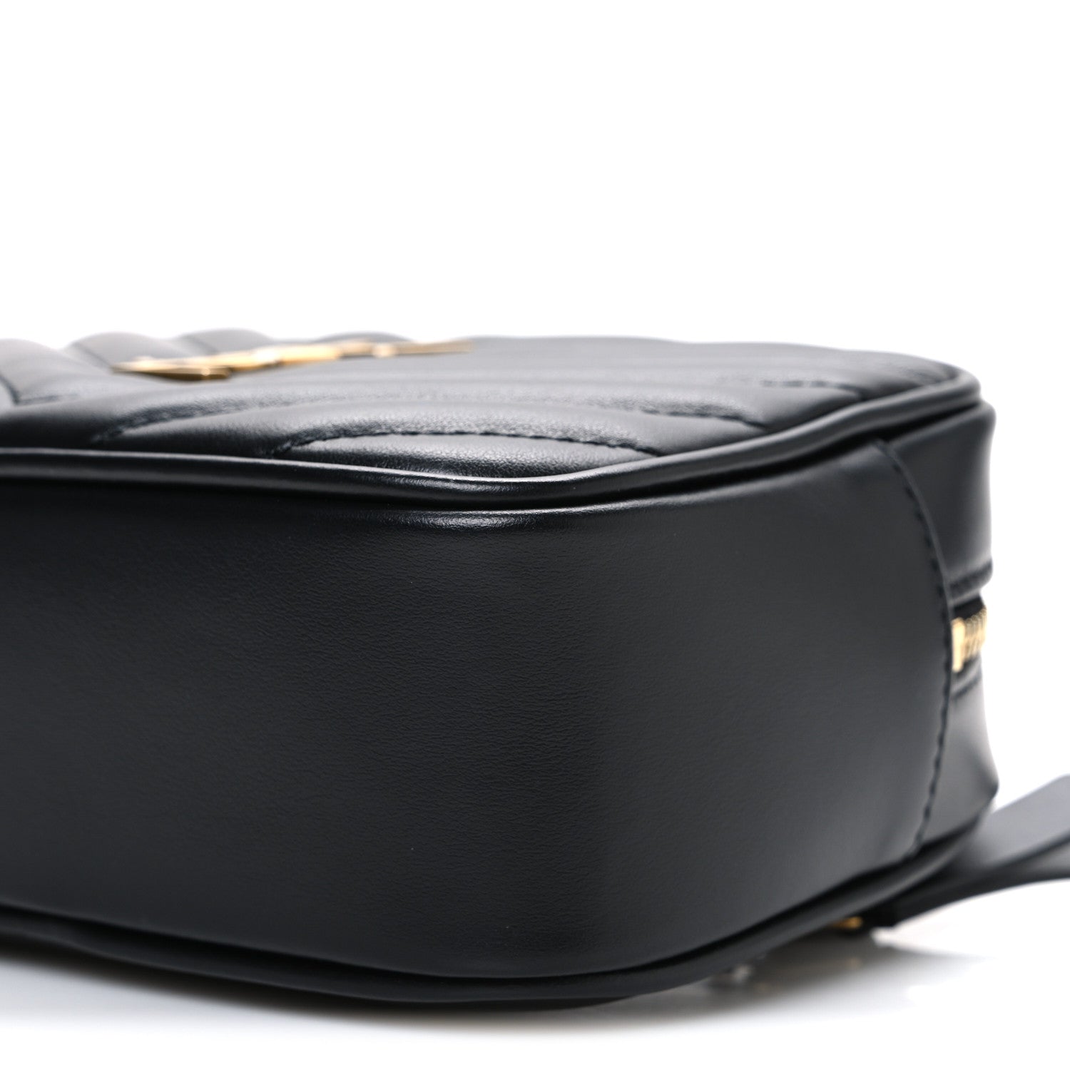 Saint Laurent Calfskin Matelasse Monogram Lou Belt Bag Black 10 of 10