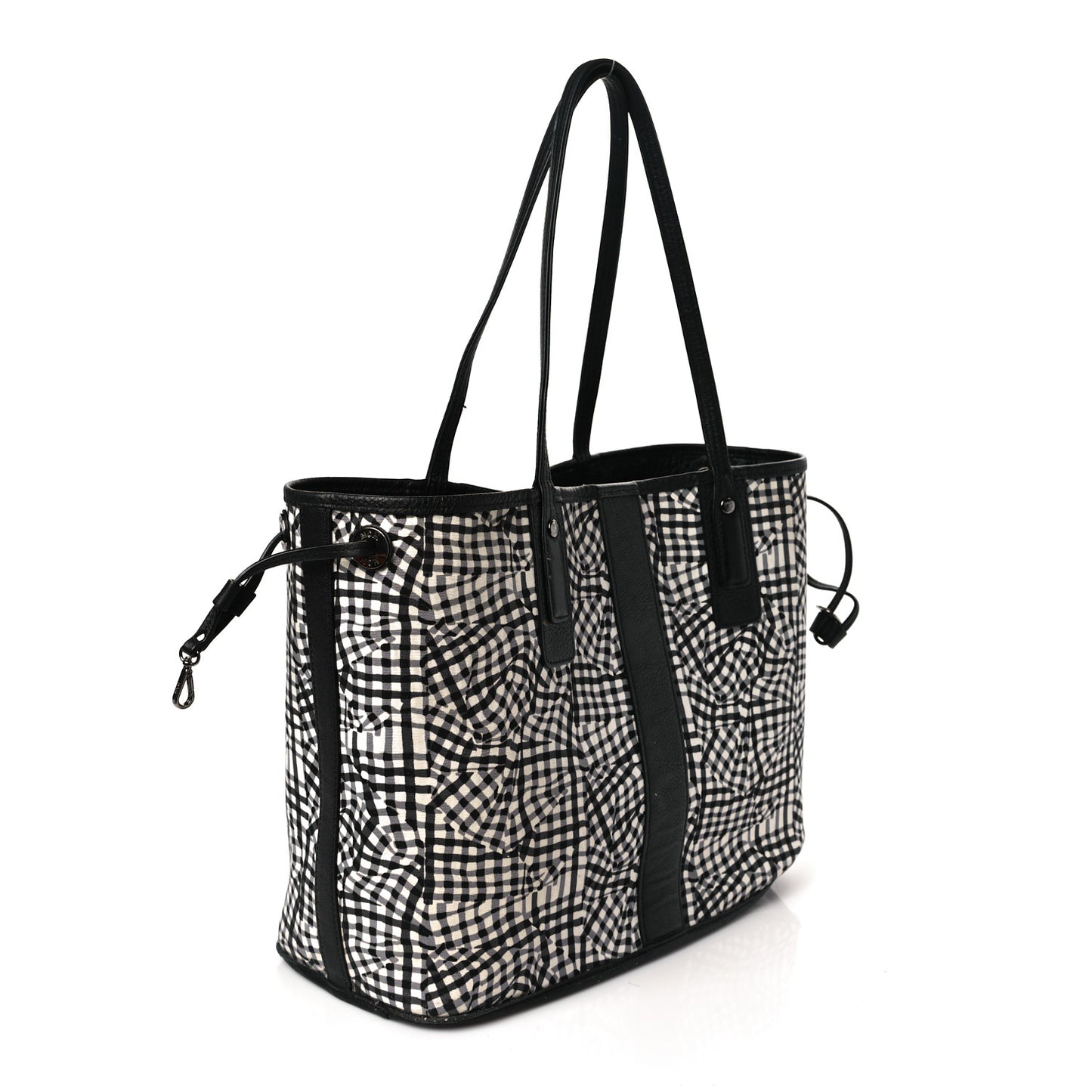 Visetos Medium Liz Reversible Shopper Tote Black