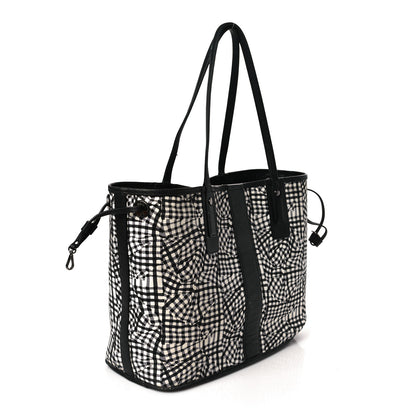 MCM Visetos Medium Liz Reversible Shopper Tote Black 4 of 12