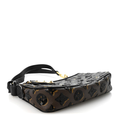 Louis Vuitton Monogram Sequins Eclipse Pochette Noir 4 of 9
