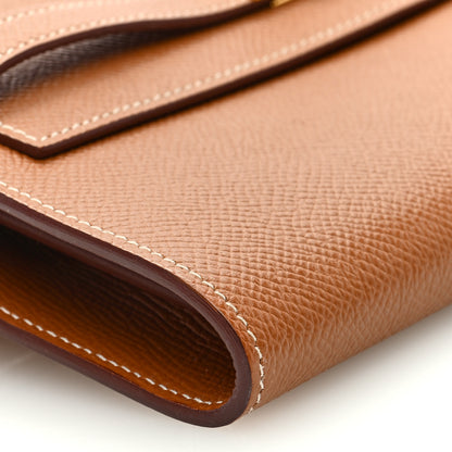 Hermes Epsom Kelly Wallet To Go Gold 7 of 9