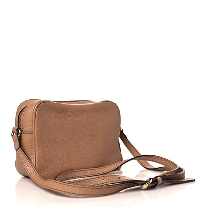 Gucci Pebbled Calfskin Small Soho Disco Bag Camelia 2 of 16