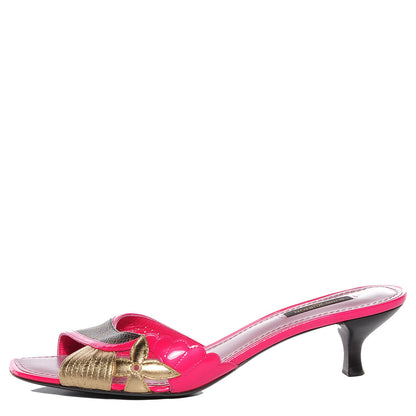Louis Vuitton Monogram Open Toe Mules Pink 38 1 of 7