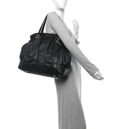 Gucci Guccissima Large Full Moon Tote Black 2 of 10