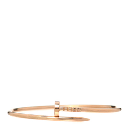 Cartier 18K Pink Gold Small Juste Un Clou Bracelet 16 1 of 6