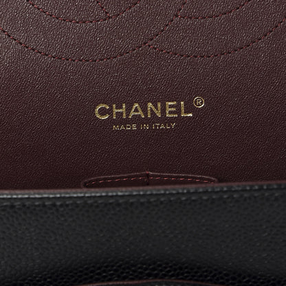 Chanel Caviar Quilted Jumbo Double Flap Black 6 of 11