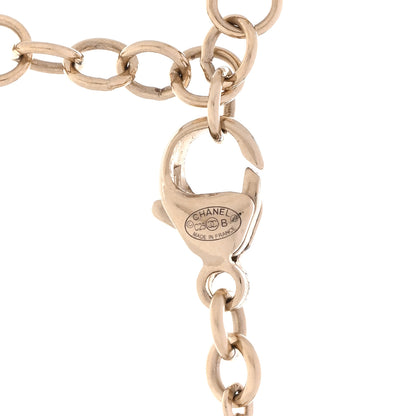 Chanel Glitter Enamel Crystal CC Beaded Choker Gold Black 5 of 6