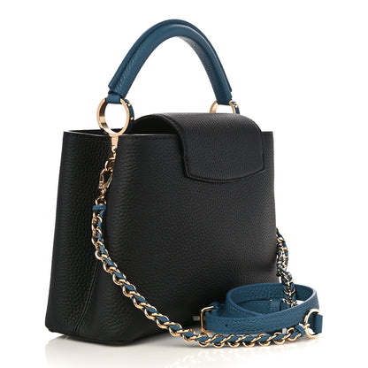 Louis Vuitton Taurillon Capucines BB Black General Blue 3 of 9