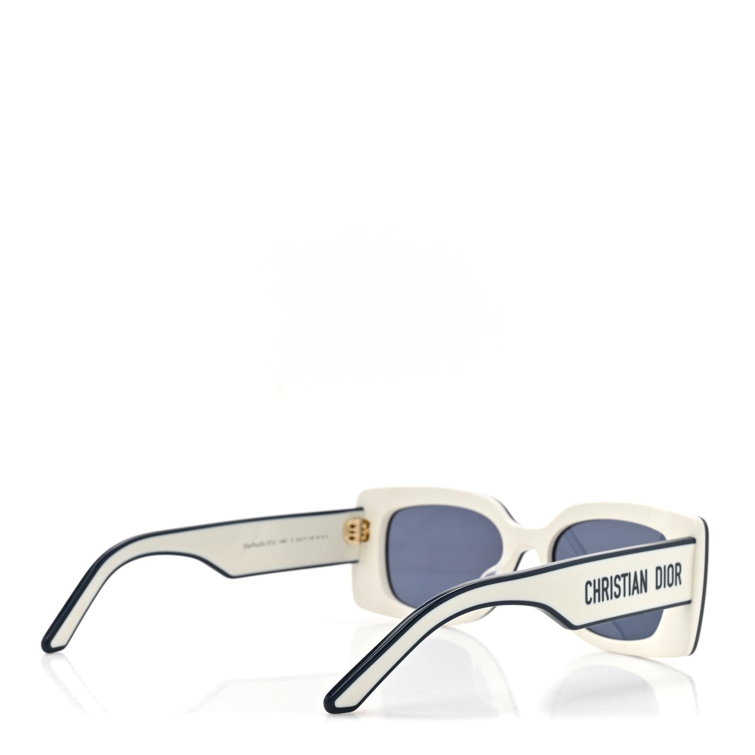 Christian Dior Diorpacific S1U Square Sunglasses White Blue