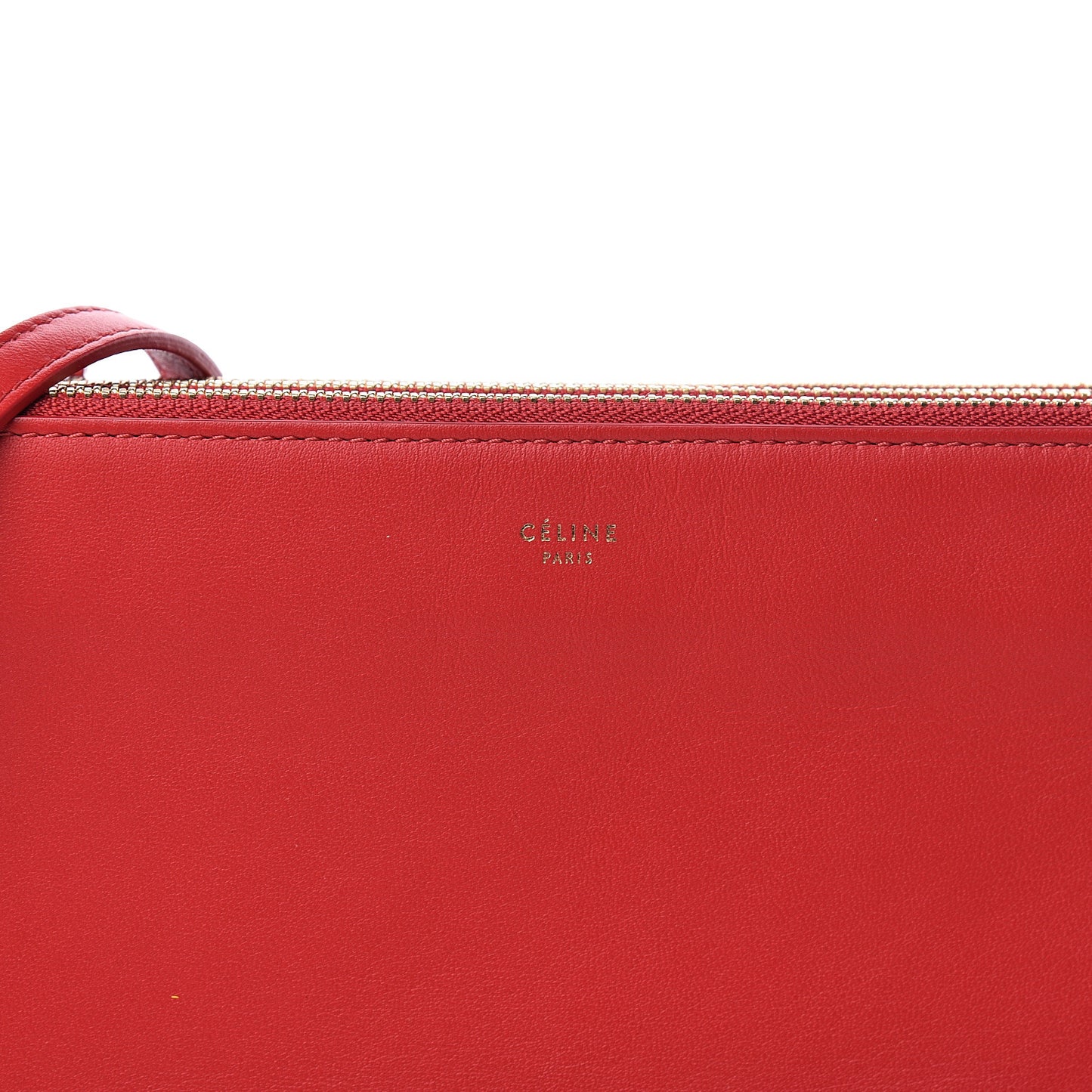 Lambskin Large Trio Crossbody Bag Red