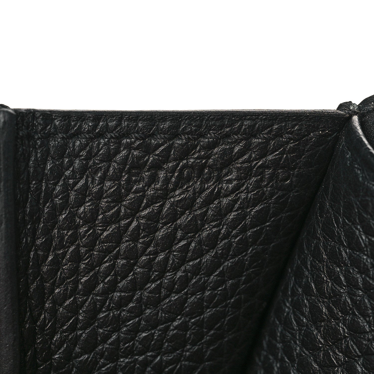 Hermes Taurillon Clemence Halzan 31 GM Black 7 of 9