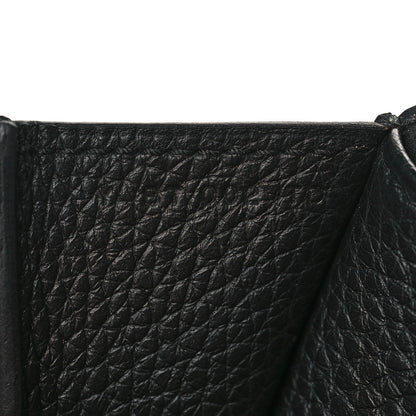 Hermes Taurillon Clemence Halzan 31 GM Black 7 of 9