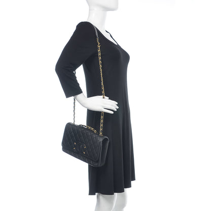 Chanel Caviar Quilted Medium CC Filigree Flap Black 2 of 12