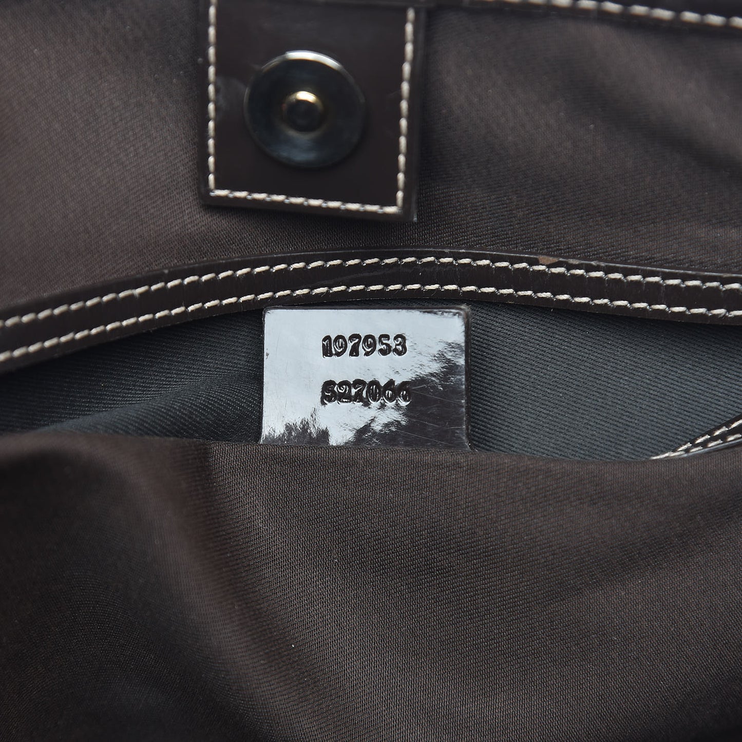 GG Plus Monogram Medium Joy Tote Dark Brown