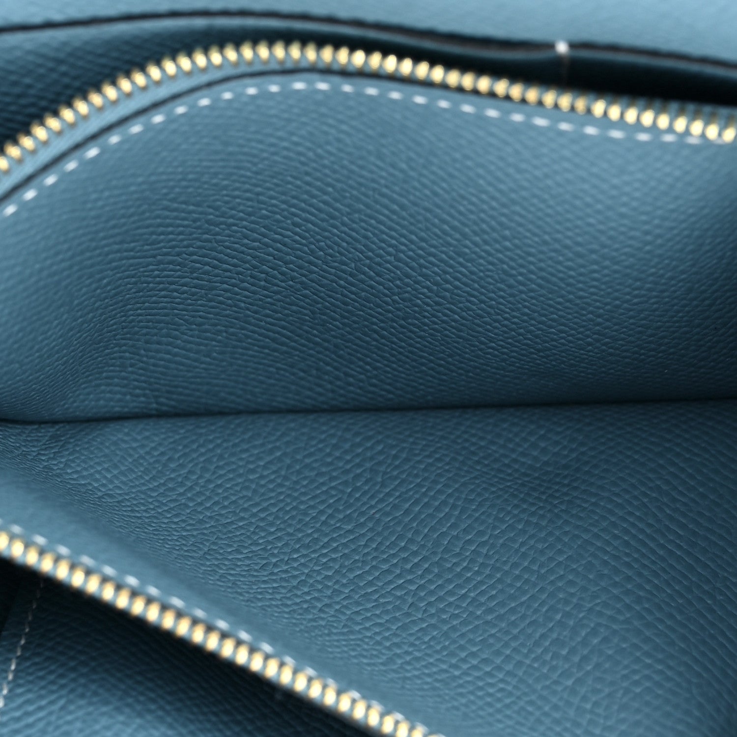 Hermes Epsom Kelly Wallet To Go New Blue Jean 6 of 11