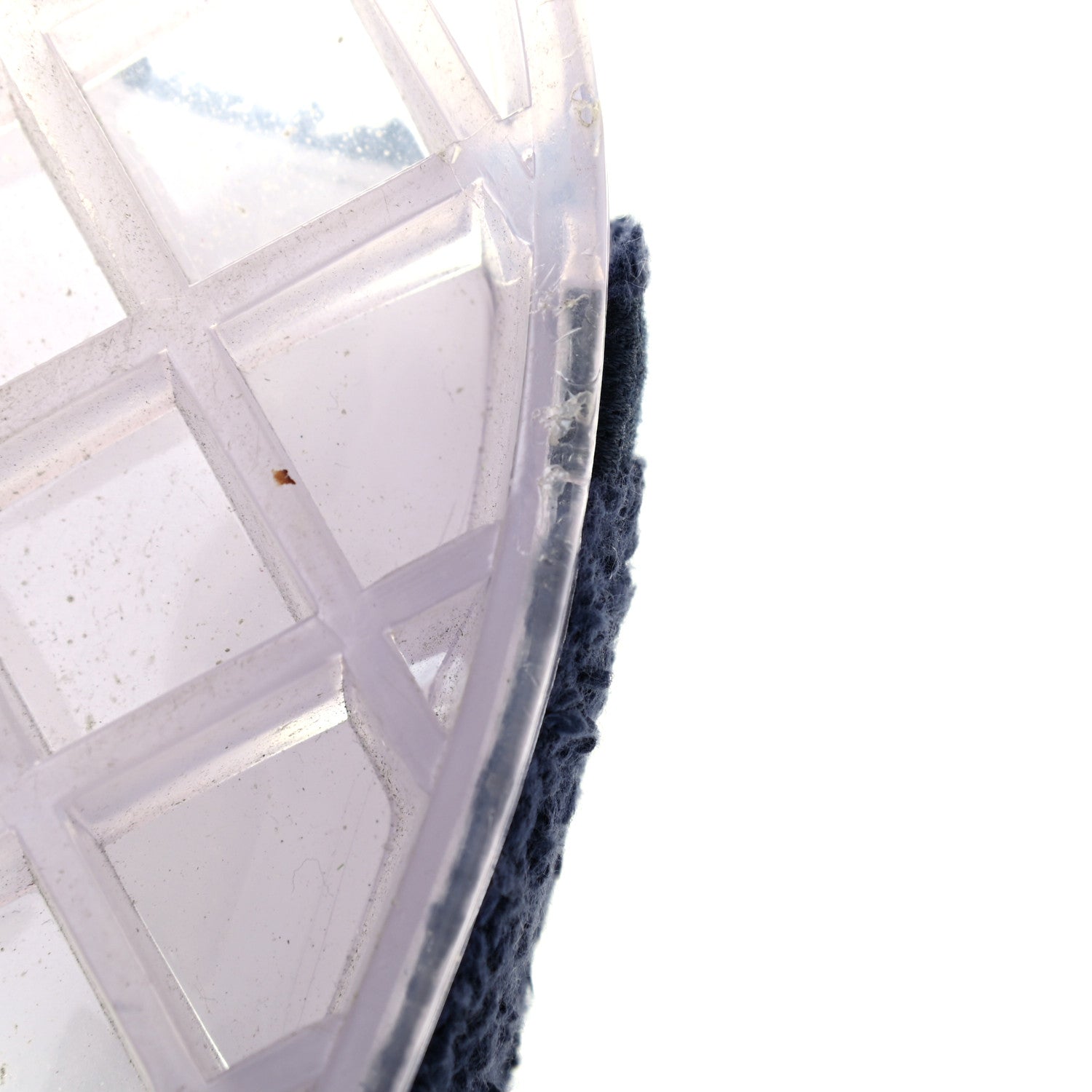 Chanel PVC Transparent Fabric CC Flat Slide Sandals 37 Navy 8 of 8