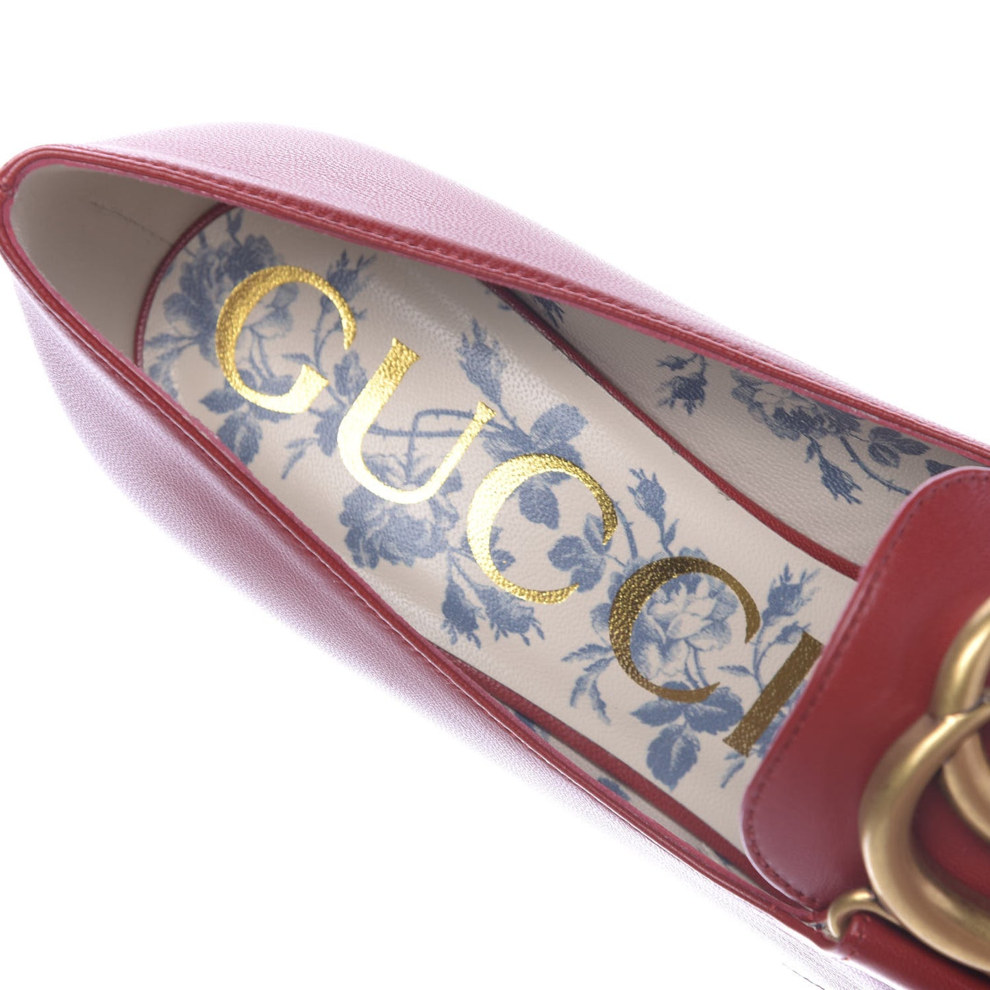 Malaga Kid GG Victoire 95mm Loafer Pumps 36 Hibiscus Red