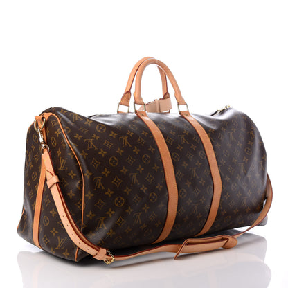 Louis Vuitton Monogram Keepall Bandouliere 55 2 of 8