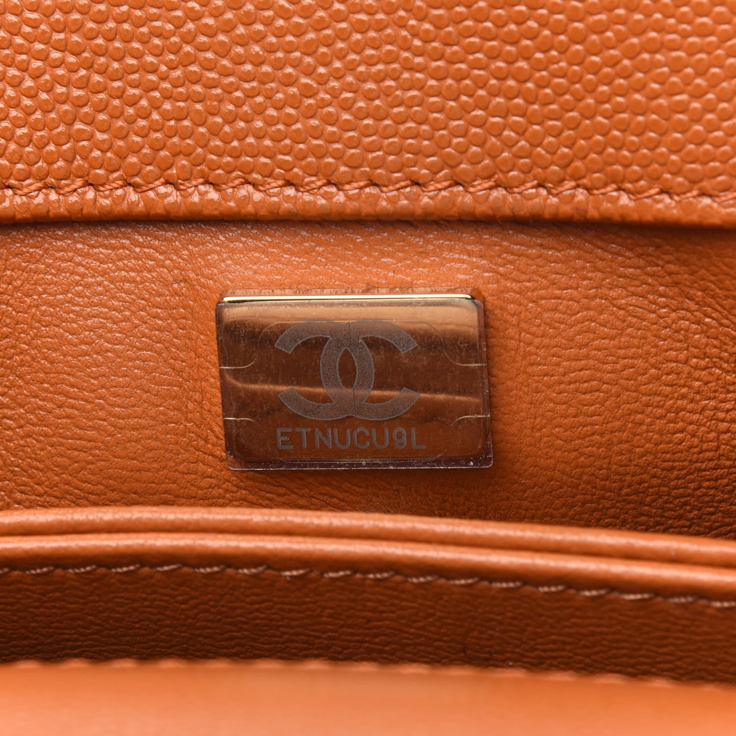 Chanel Caviar Quilted Mini Coco Handle Flap Light Brown 8 of 12