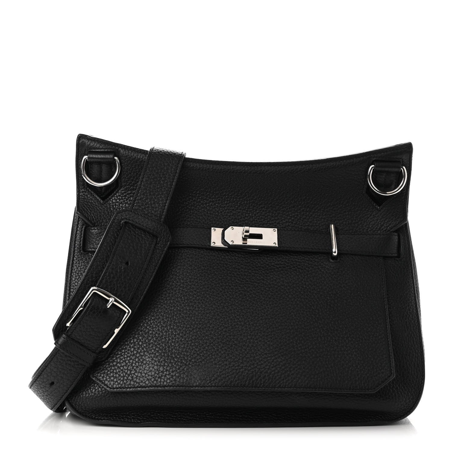 Hermes Taurillon Clemence Jypsiere 31 Black 1 of 9