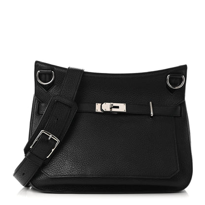 Hermes Taurillon Clemence Jypsiere 31 Black 1 of 9