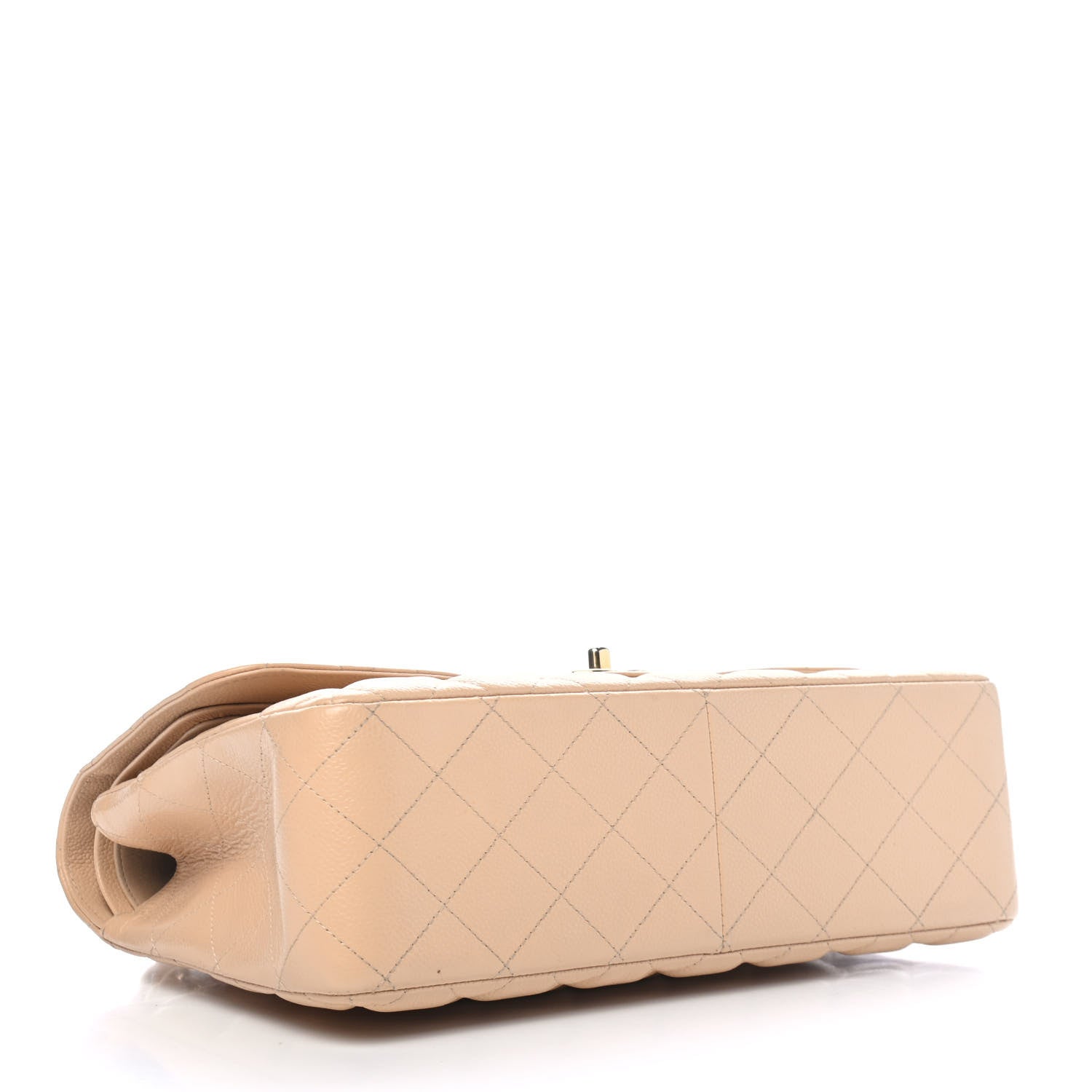Chanel Caviar Quilted Jumbo Double Flap Beige Clair 3 of 5