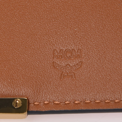 MCM Calfskin Patricia Strap Wallet Cognac 7 of 11