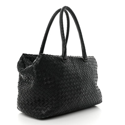 Bottega Veneta Nappa Intrecciato Ayers Brick Tote Black 3 of 15
