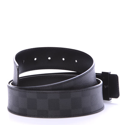 Louis Vuitton Damier Graphite 40mm LV Initiales Belt 100 40 4 of 6