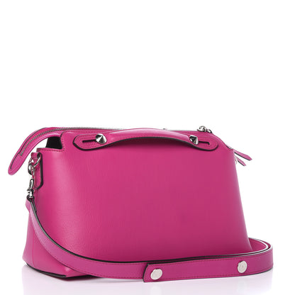 Fendi Vitello Dolce Medium By The Way Boston Bag Magenta 3 of 14
