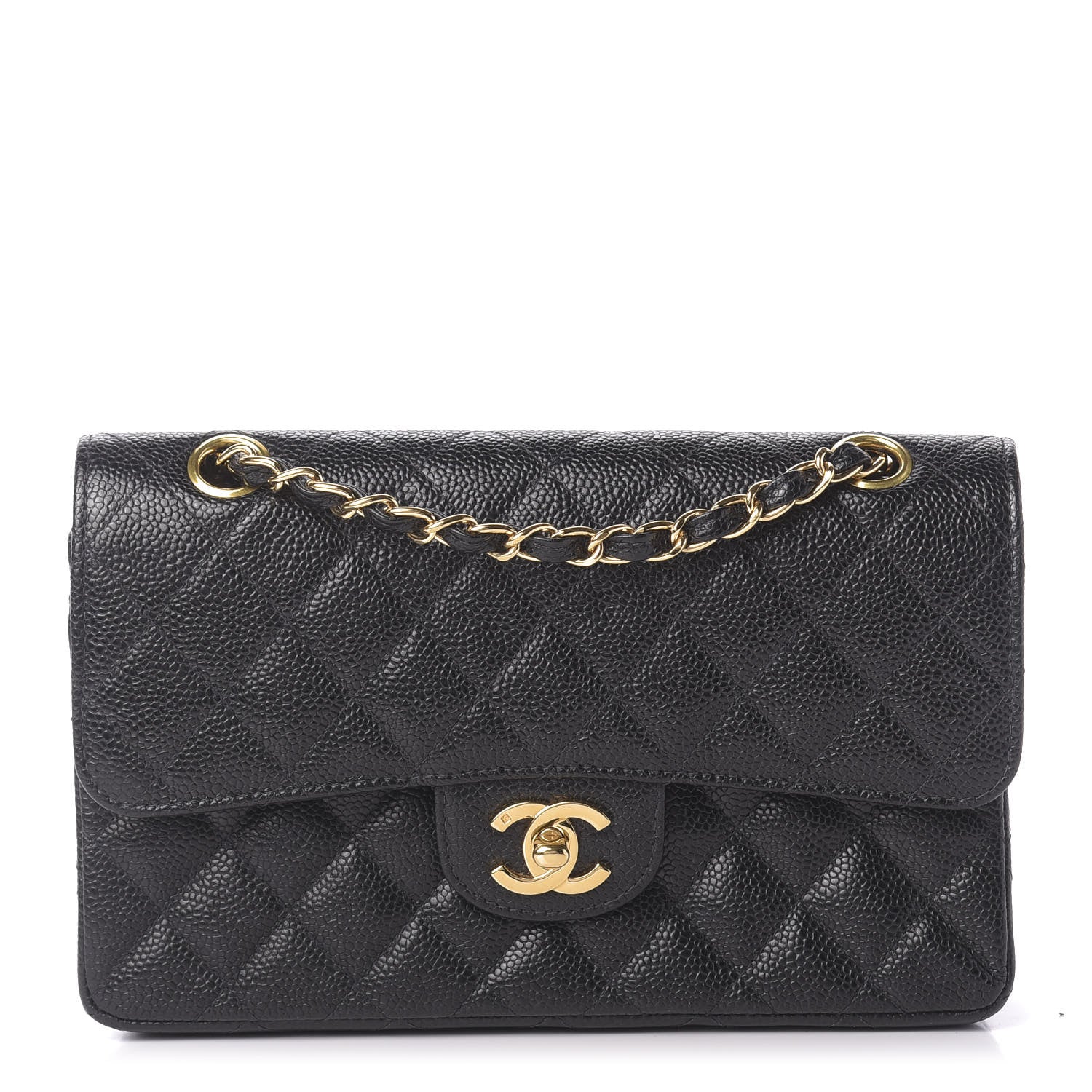 Chanel Caviar Quilted Small Double Flap Black 1 of 11