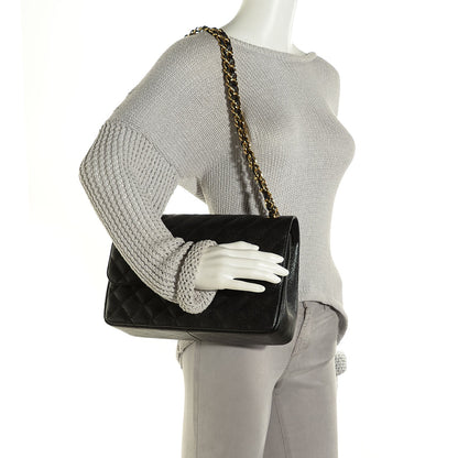 Chanel Caviar Quilted Jumbo Double Flap Black 2 of 11