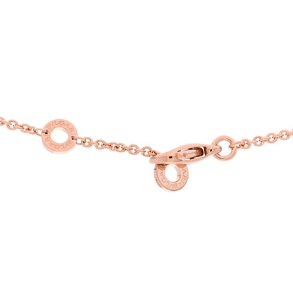 Bulgari 18K Rose Gold Diamond BVLGARI BVLGARI Open Work Pendant Necklace 4 of 7