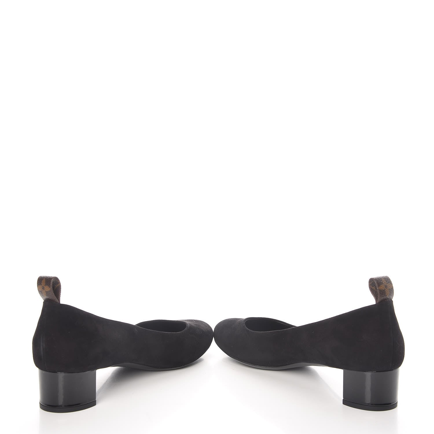 Louis Vuitton Suede Uniformes Pump 40 Black 5 of 10