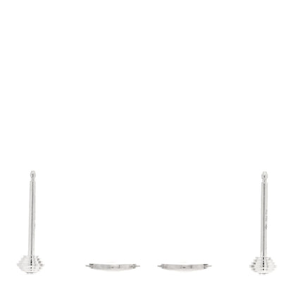 Cartier 18K White Gold Diamond XS D'Amour Earrings 3 of 5