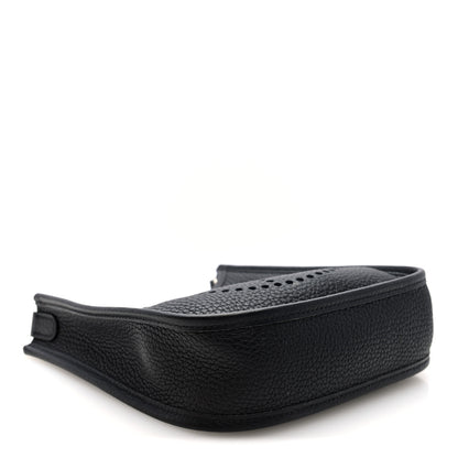Hermes Taurillon Clemence Evelyne TPM Black 4 of 11