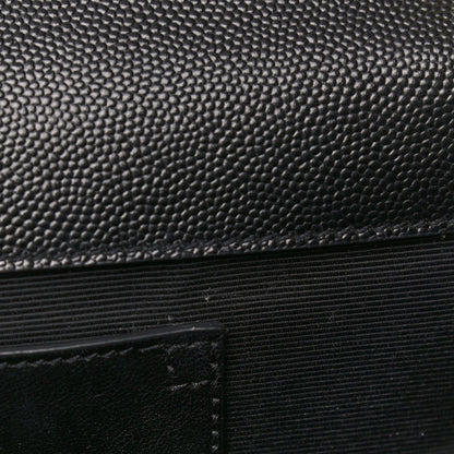 Saint Laurent Grain De Poudre Star Monogram Kate Satchel Black 11 of 11