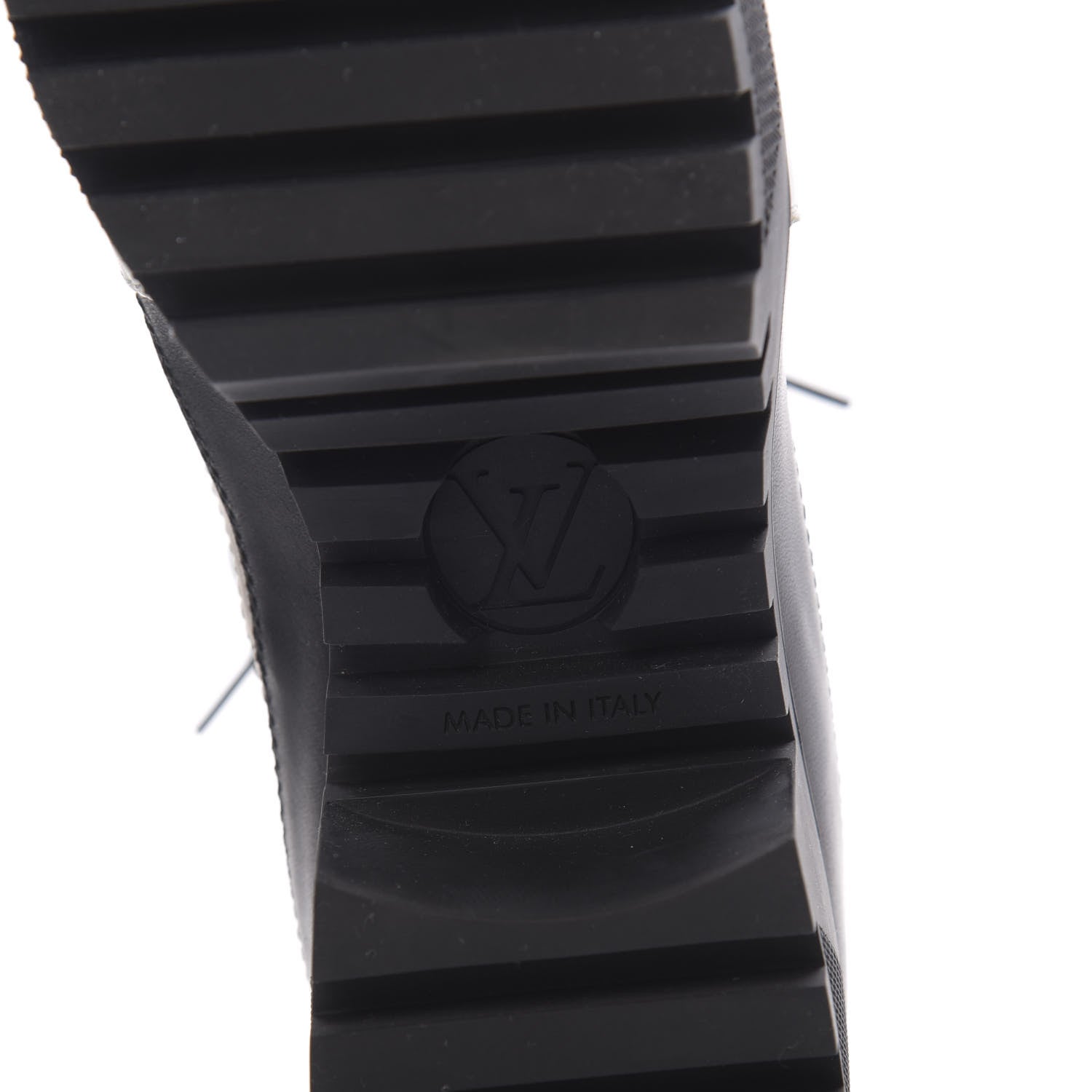 Louis Vuitton Calfskin Technical Nylon Laureate Platform Desert Boot 41 Black White 6 of 6