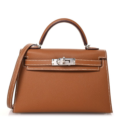 Hermes Epsom Mini Kelly Sellier 20 Gold 1 of 12