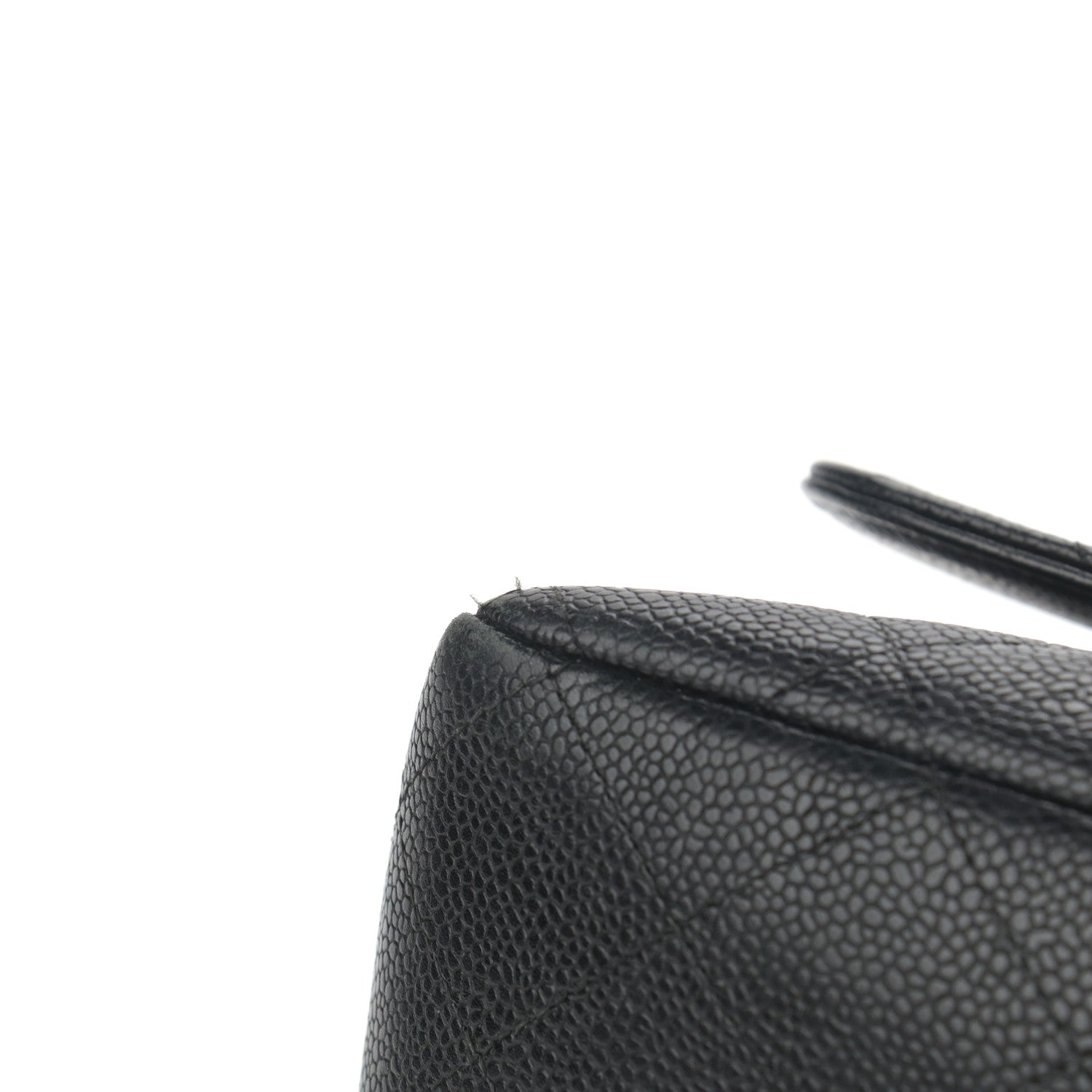 Chanel Caviar Quilted Jumbo Single Flap Black 10 of 14